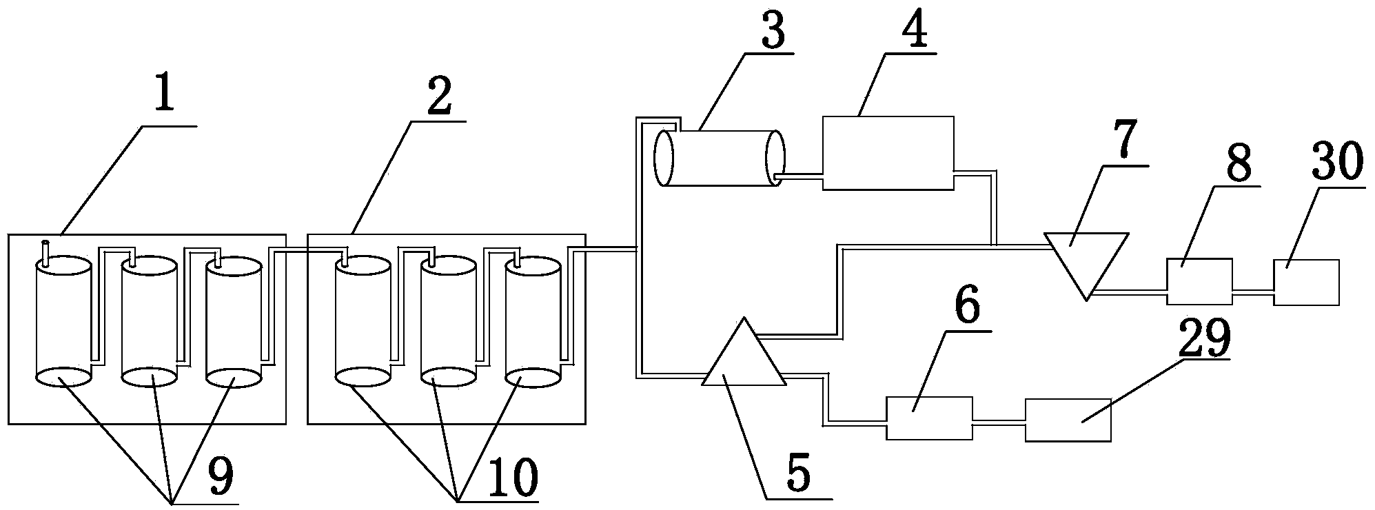 Liquid and solid combined fungicide fermentation and preparation system