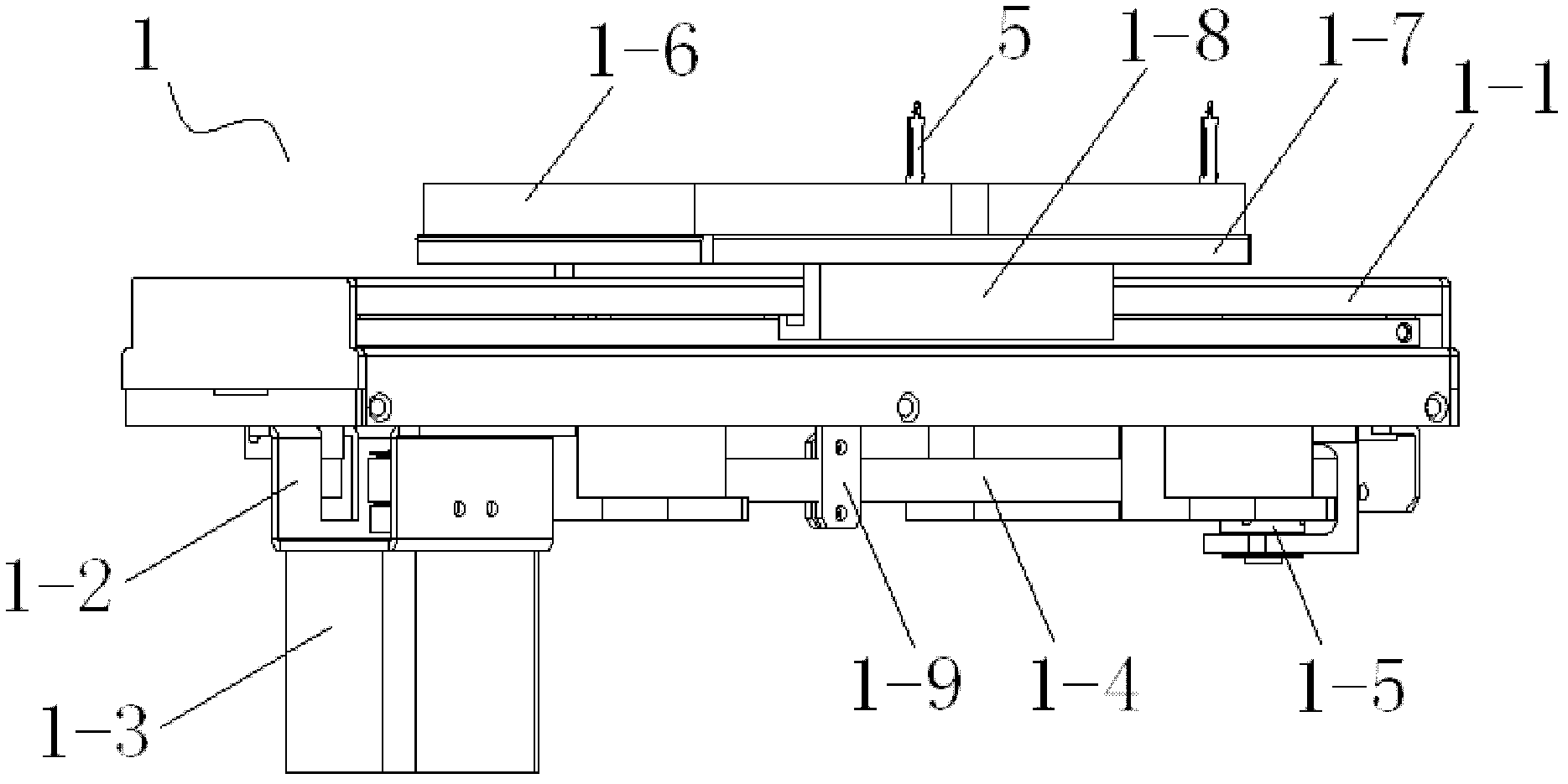 Placing system for thrusting needle of buzzer