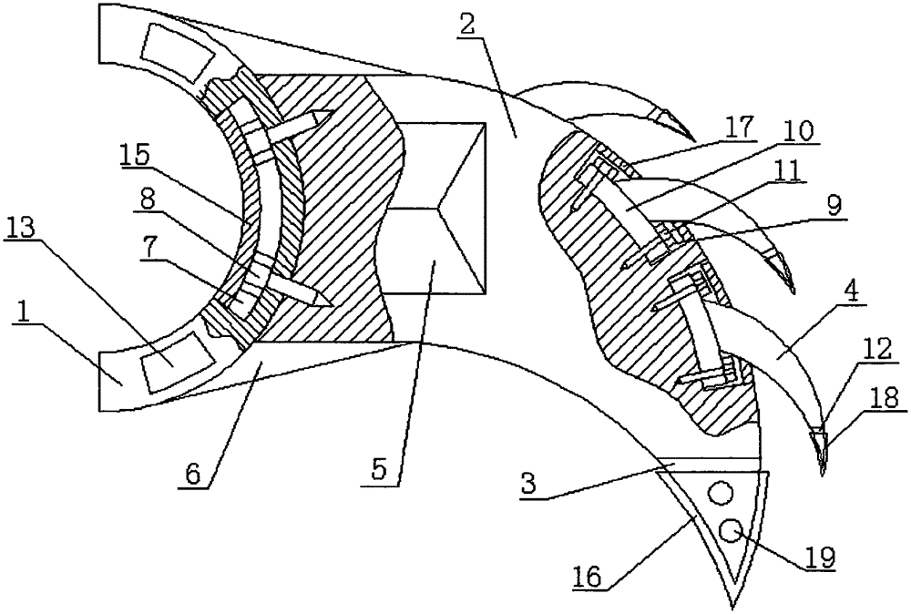 A scarifying cutter structure of an agricultural scarifier