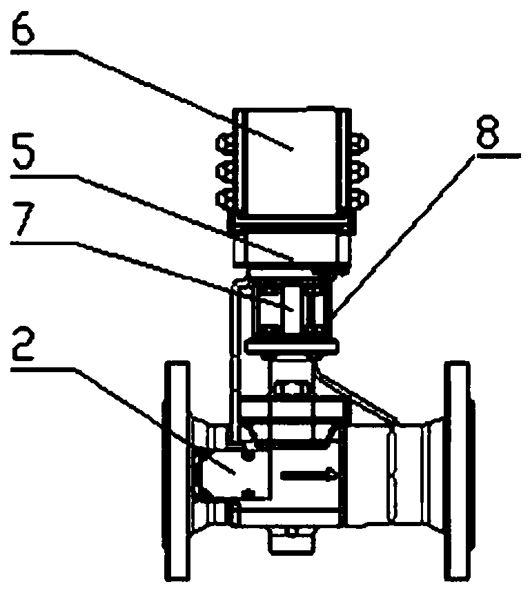 Valve control method integrating dynamic flow balance and energy control and valve