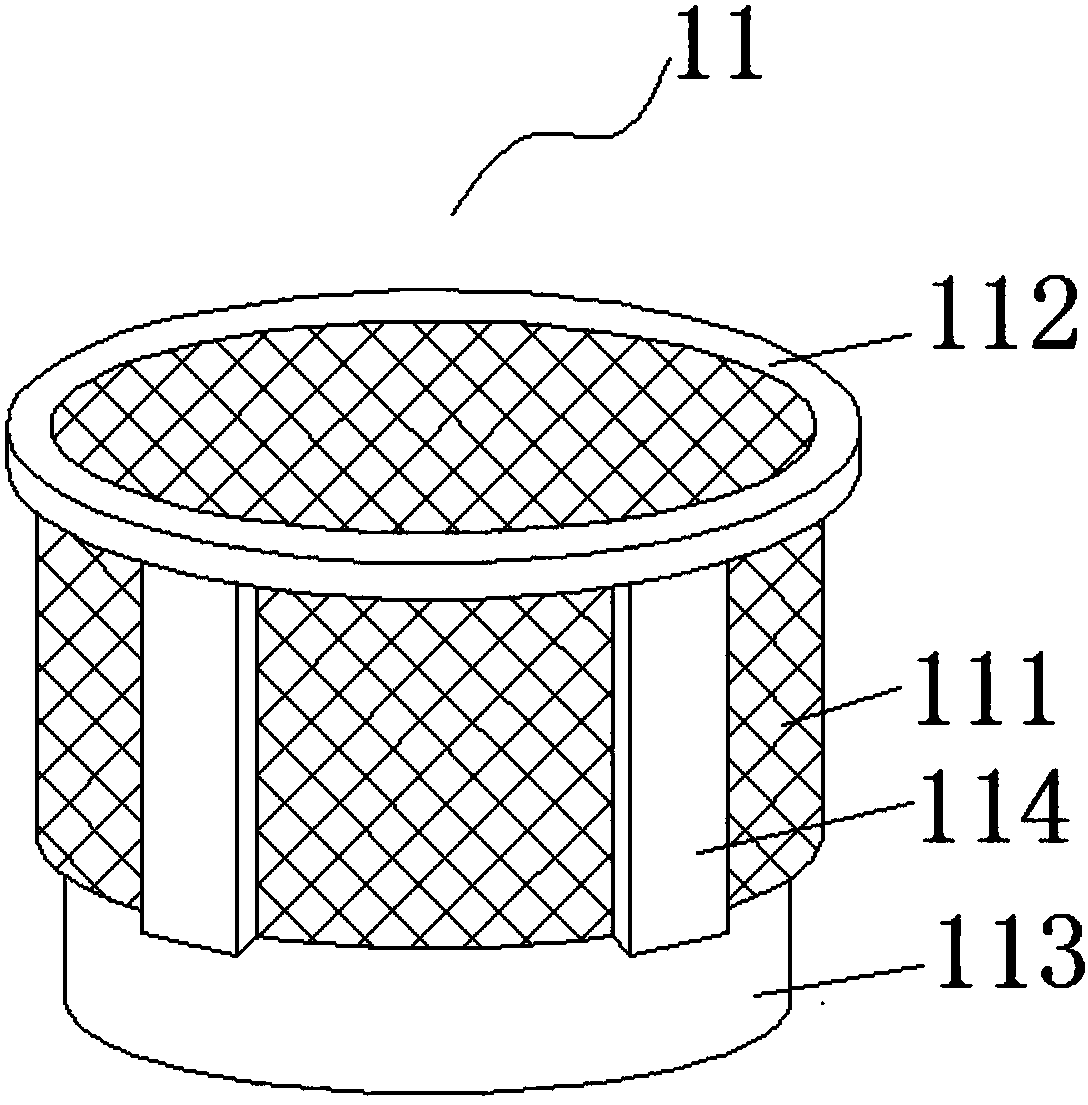 Multi-stage efficient filtering device used for industrial sewage treatment