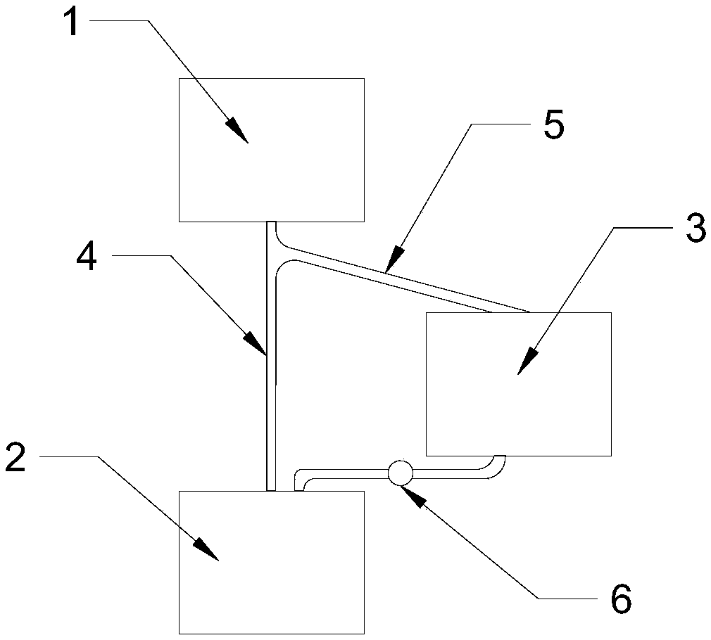 Preparation device for high-strength high-modulus polyethylene fiber spinning stock solution