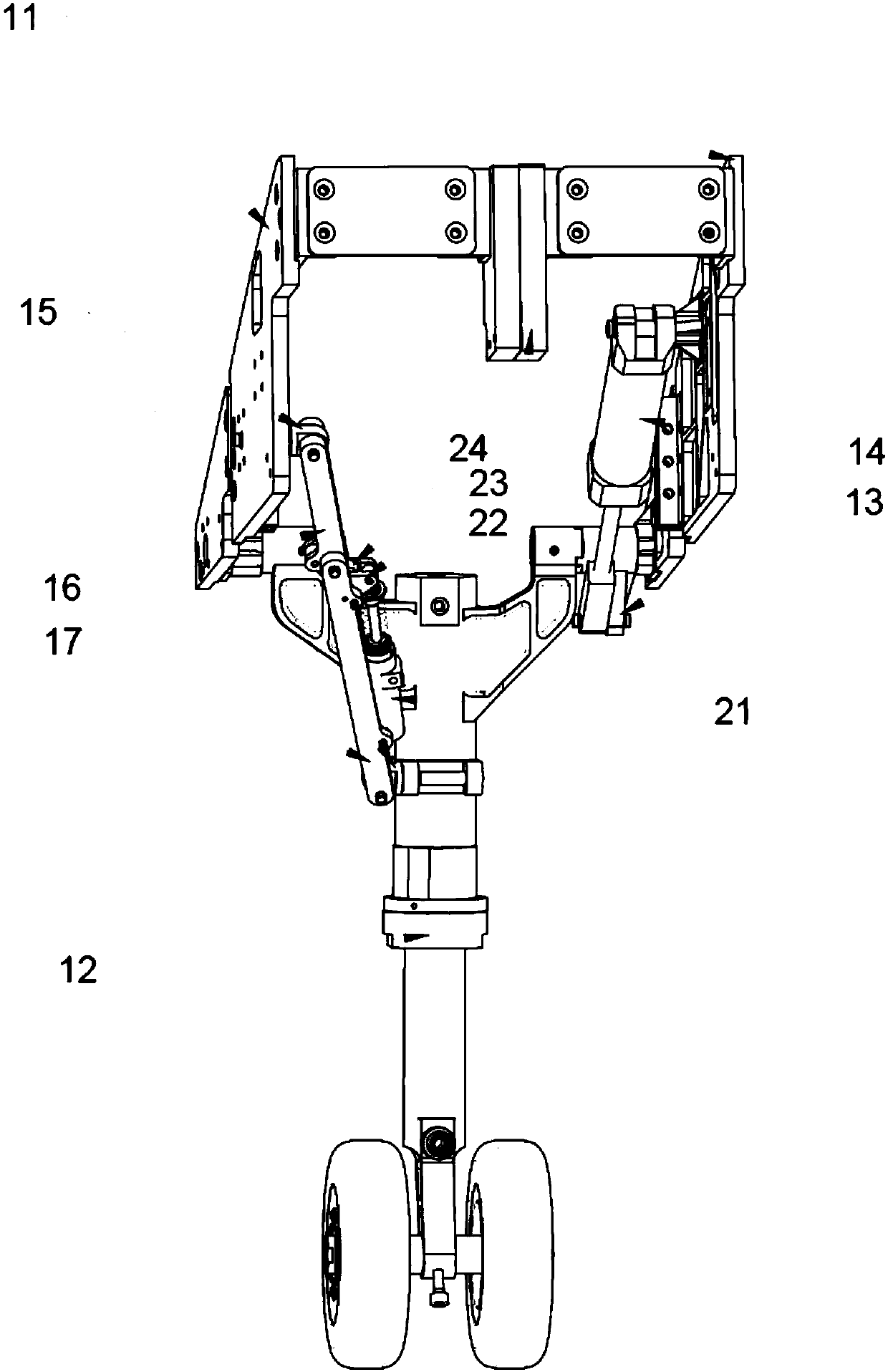 High-reliability unmanned aerial vehicle landing gear extension and retraction system
