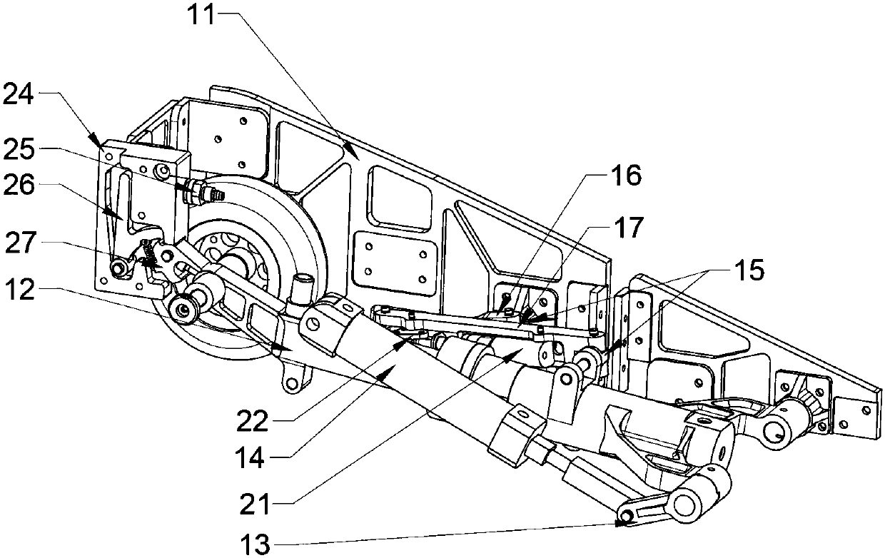 High-reliability unmanned aerial vehicle landing gear extension and retraction system
