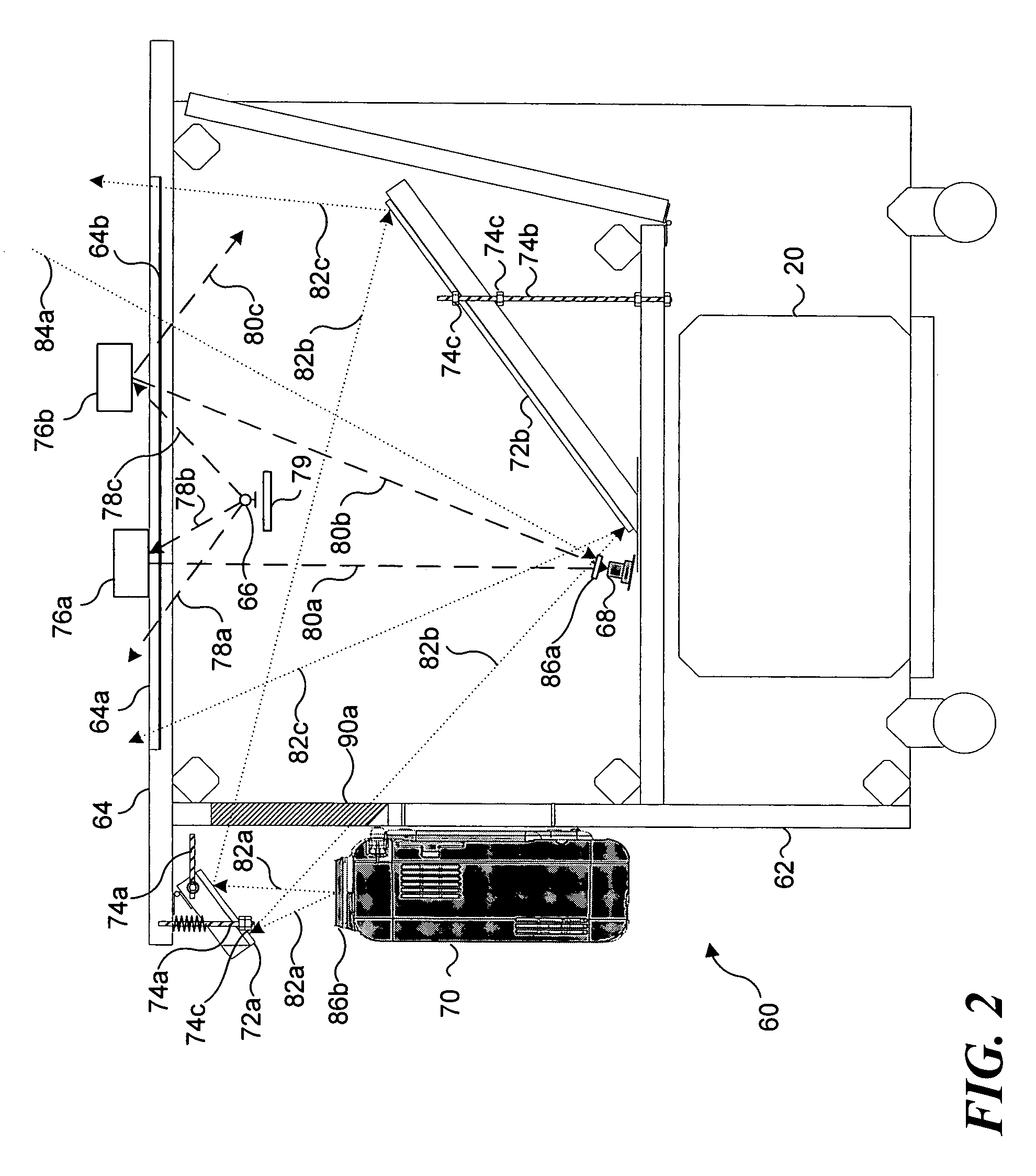 Using size and shape of a physical object to manipulate output in an interactive display application