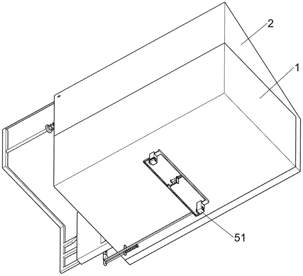 Water storage tank for agricultural planting and drainage structure thereof