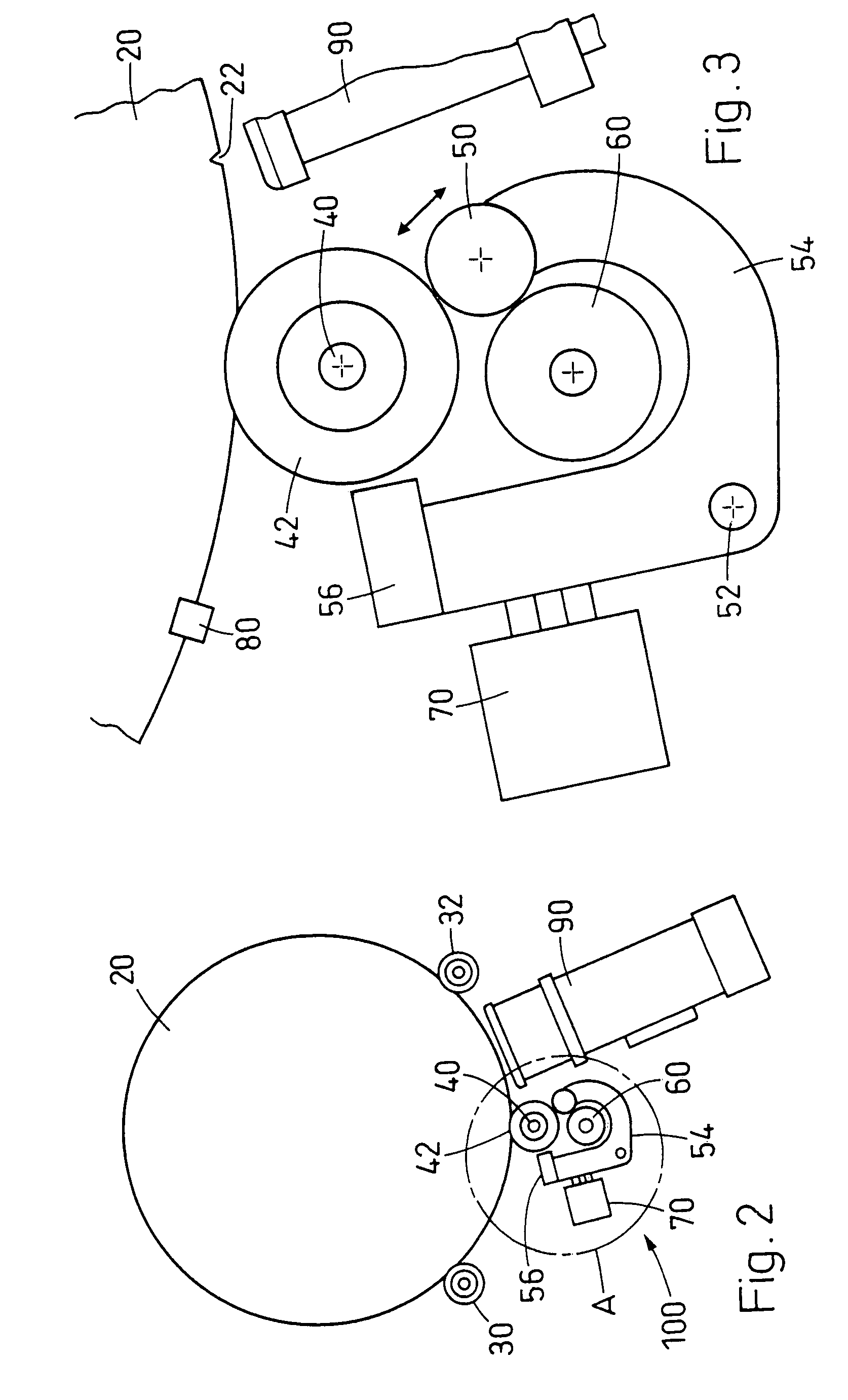 Device and method for the harmonized positioning of wafer disks