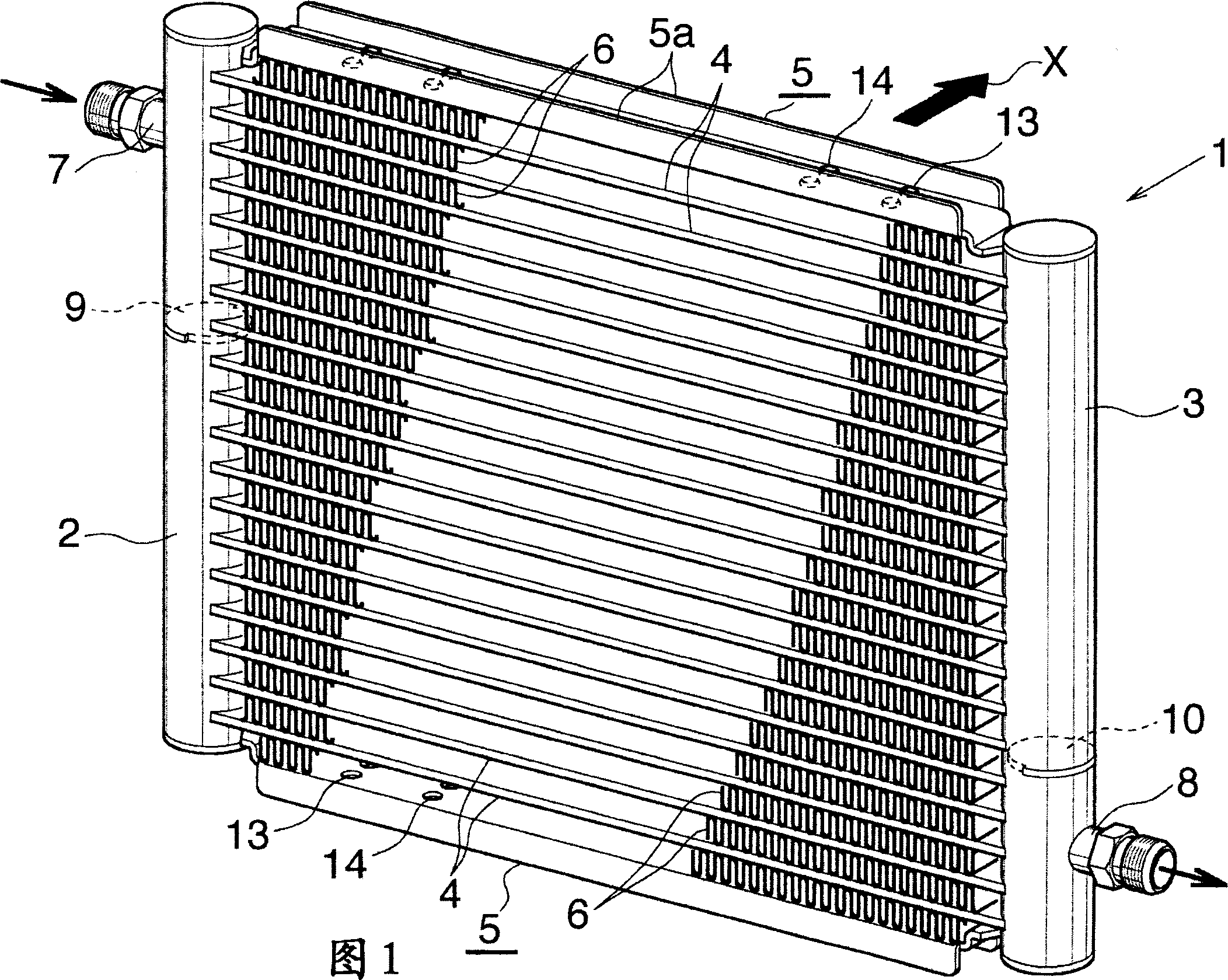 Side plate for heat exchanger, heat exchanger, and method of manufacture heat exchanger