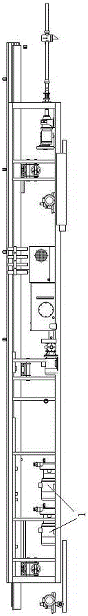 A setting table for vacuum rapid setting