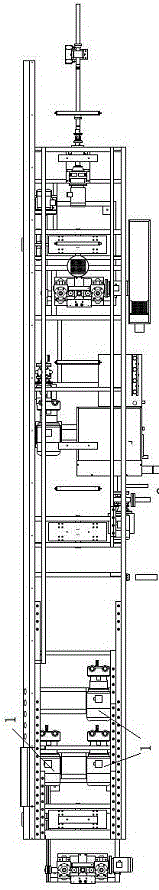 A setting table for vacuum rapid setting