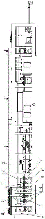 A setting table for vacuum rapid setting