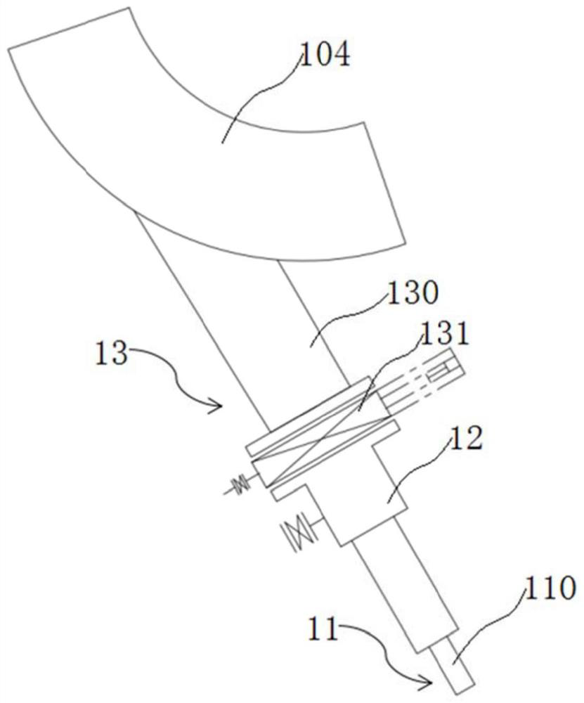 Nozzle device, catalytic cracking system and nozzle dredging method