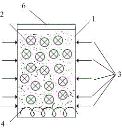 Vertical type no-layering sludge aerobic fermentation system and treatment method