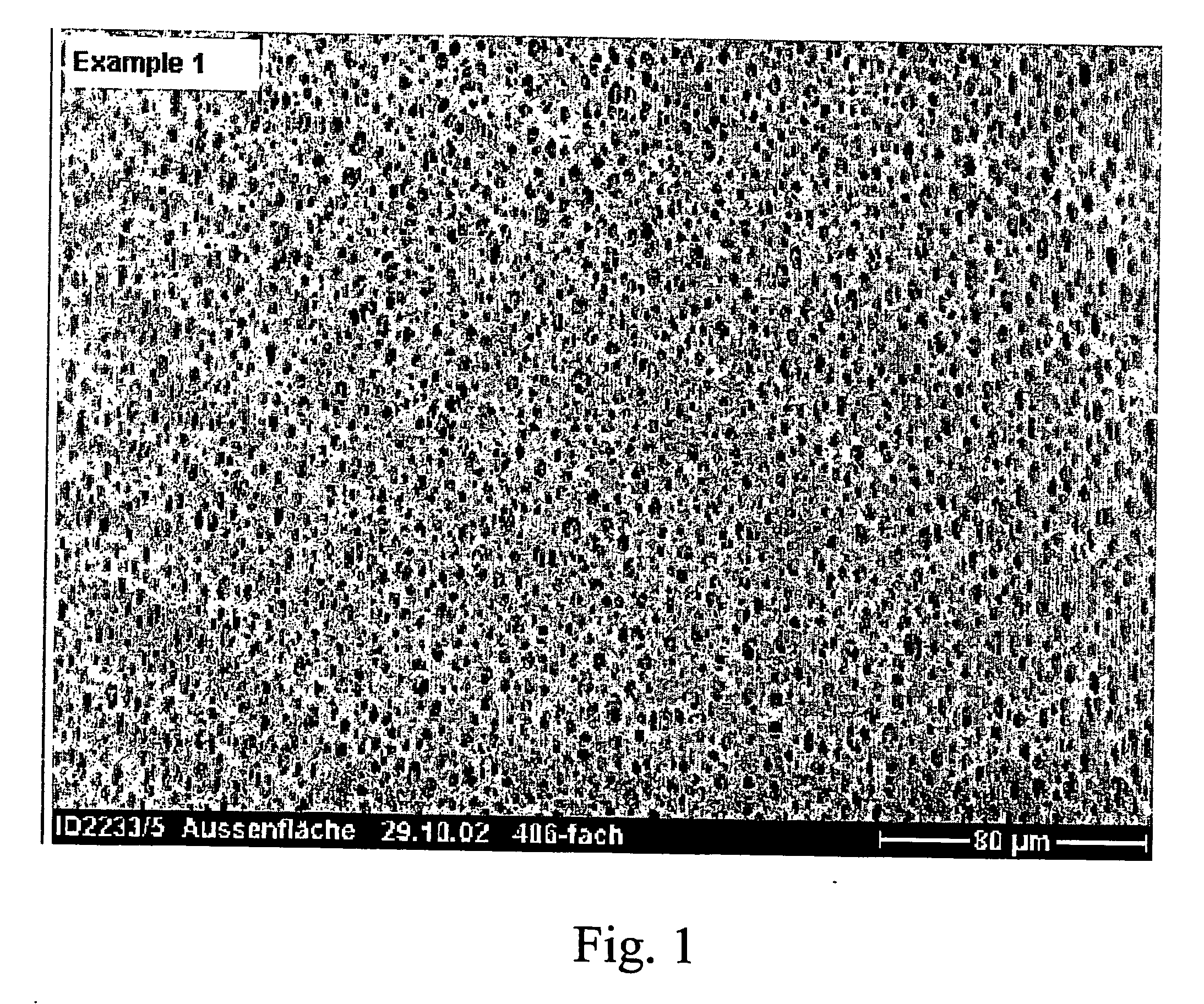 Permselective membrane and process for manufacturing thereof