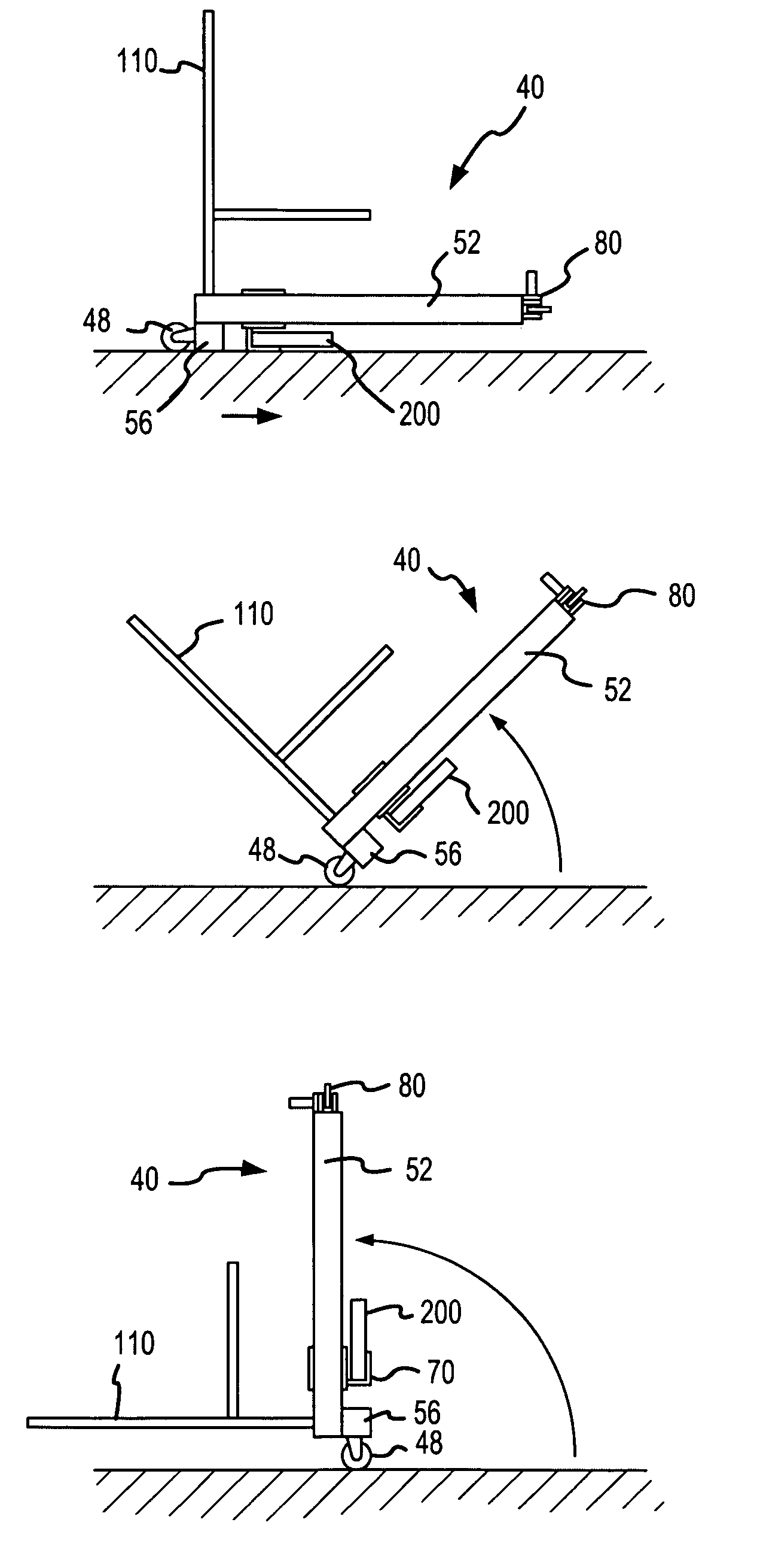 Method of using a cutting edge cart