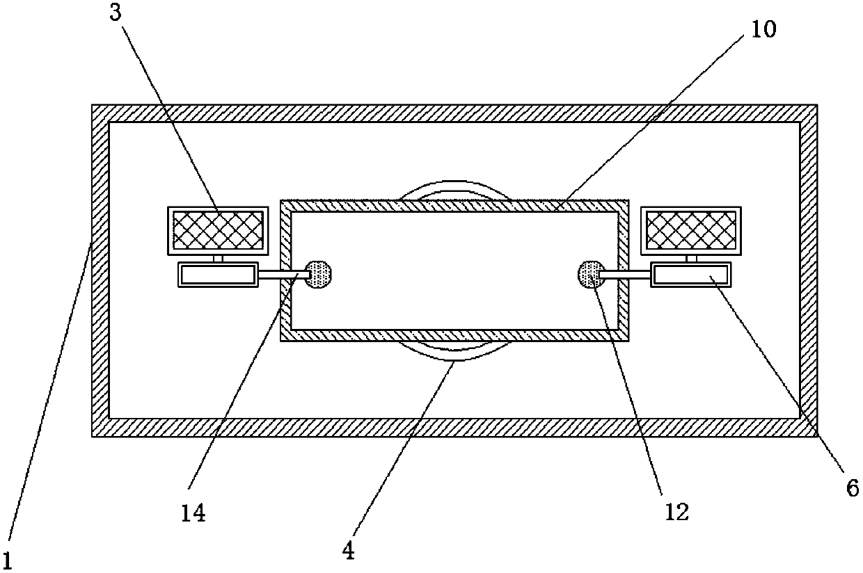 Novel air inlet and exhaust device of water supply flow-stabilizing tank