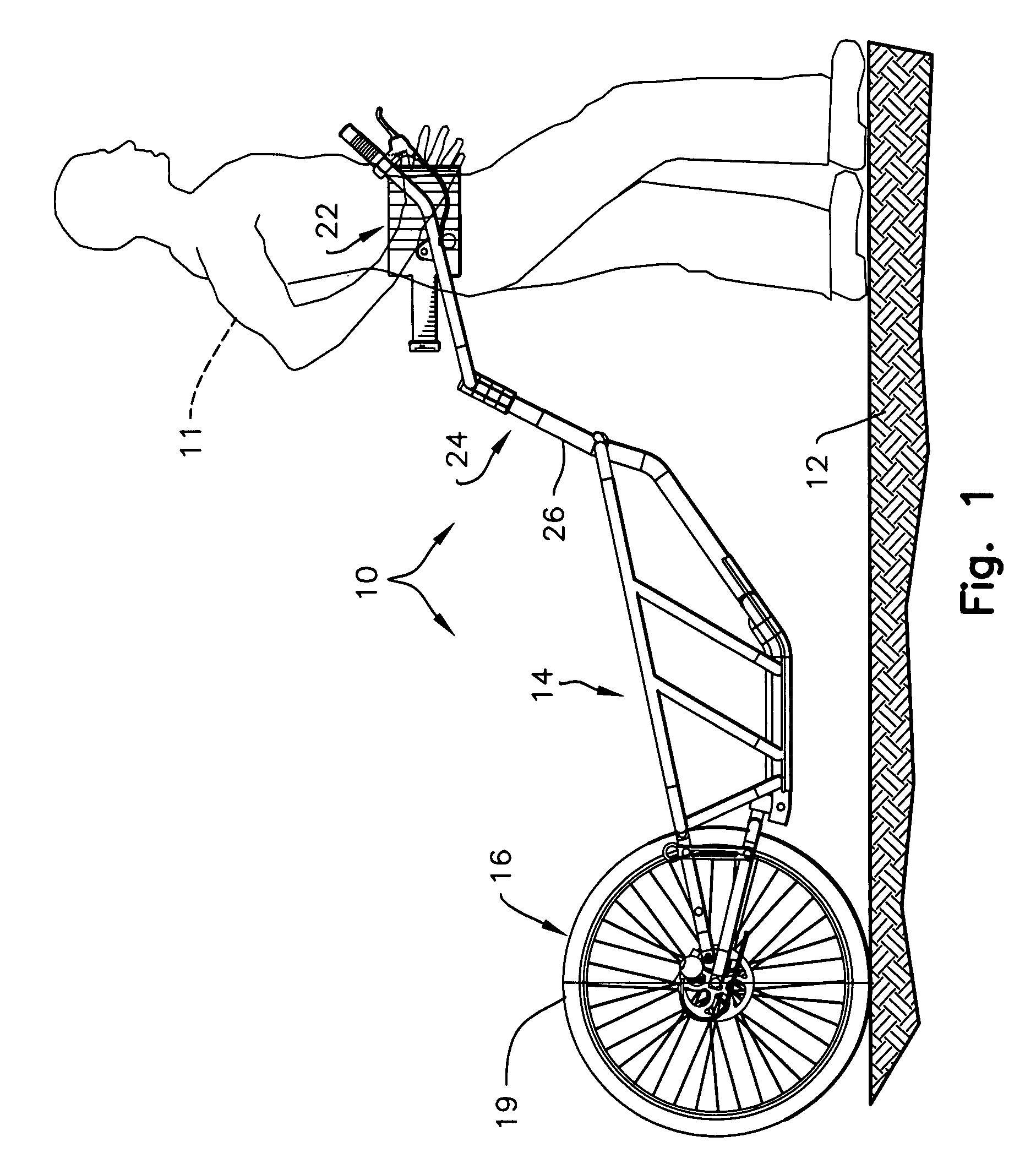 Human-powered, hands-free, maneuverable, multi-use trailer