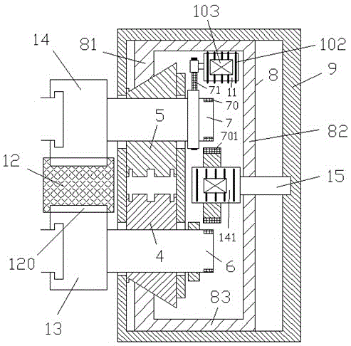 Installing assembly provided with radiator fan and applied to LED display device