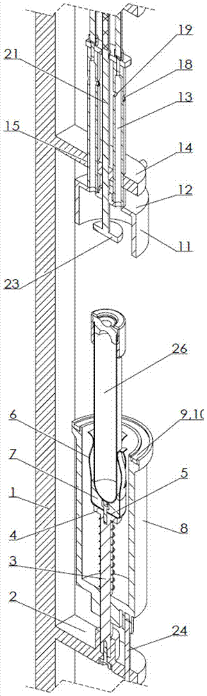 Suitable for single blood collection tube running water automatic vacuum capping device