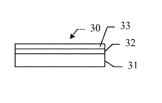 Absorbent material and solar panel using such a material