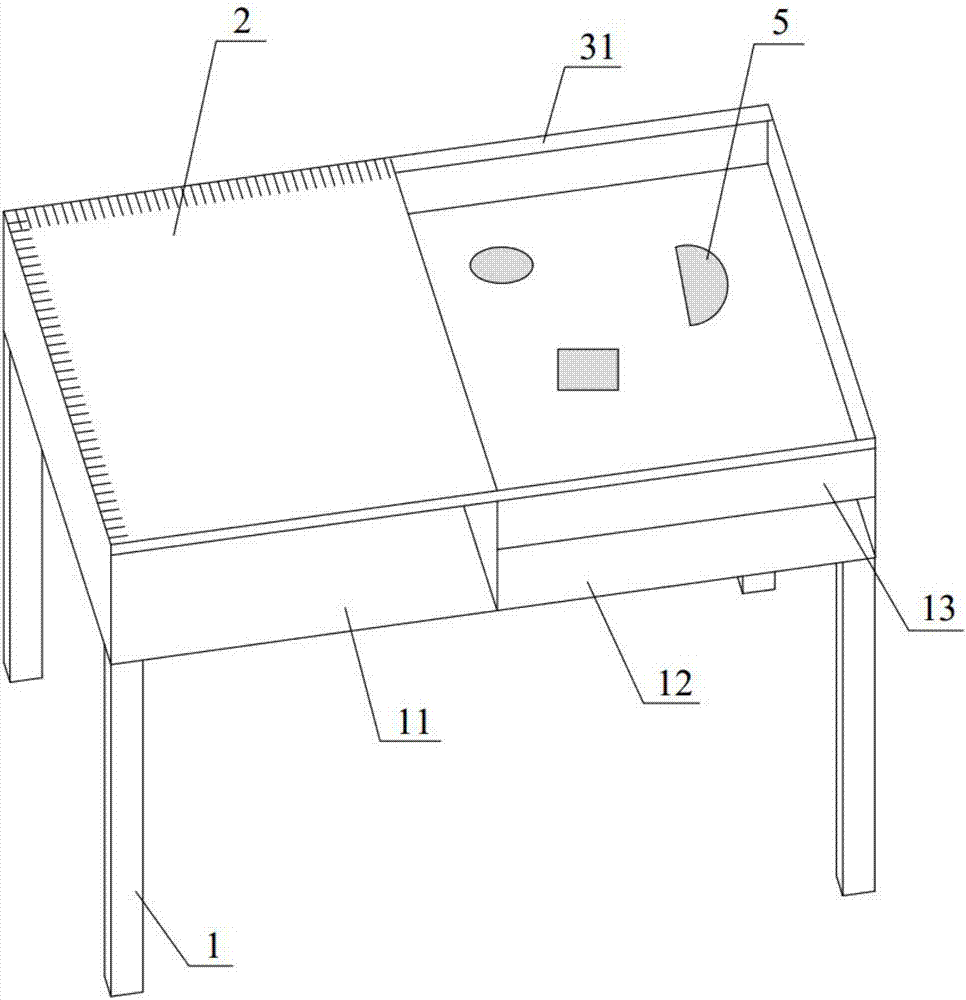 Special drawing table for teaching practice of majors like landscape planning and design