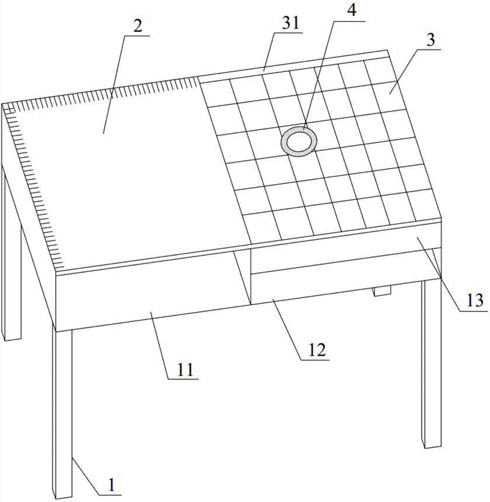 Special drawing table for teaching practice of majors like landscape planning and design