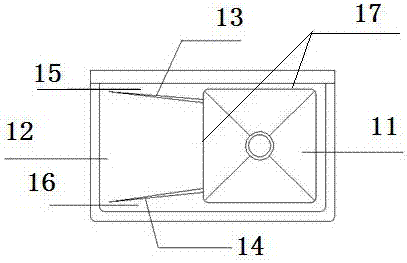 A tank fin welding structure and welding method