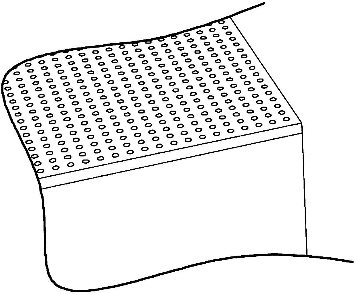 Quick-frozen honeycomb coating for plate and smearing method thereof