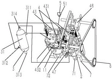 Anti-detonation device of internal combustion engine