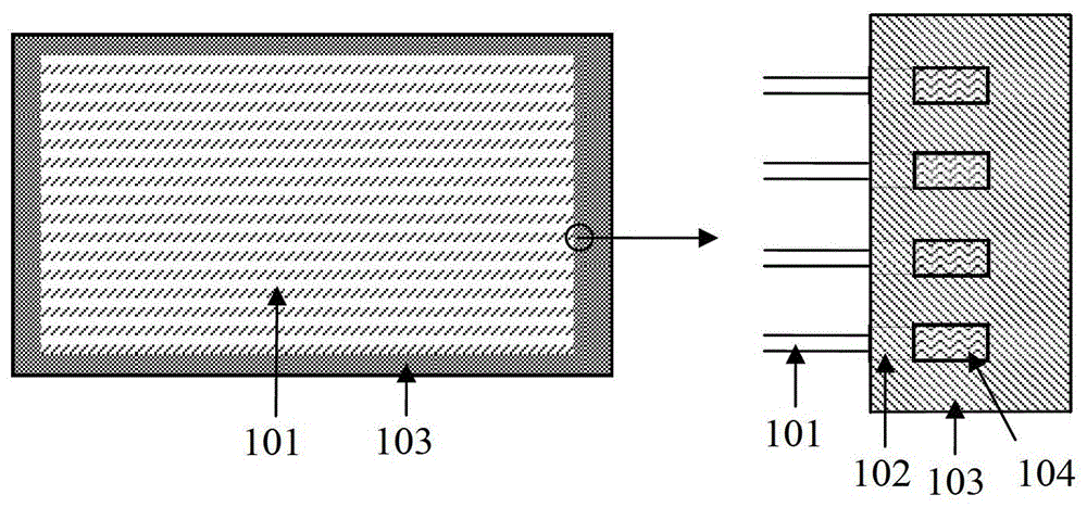 Integrated capacitive sensing touch screen and preparation method thereof