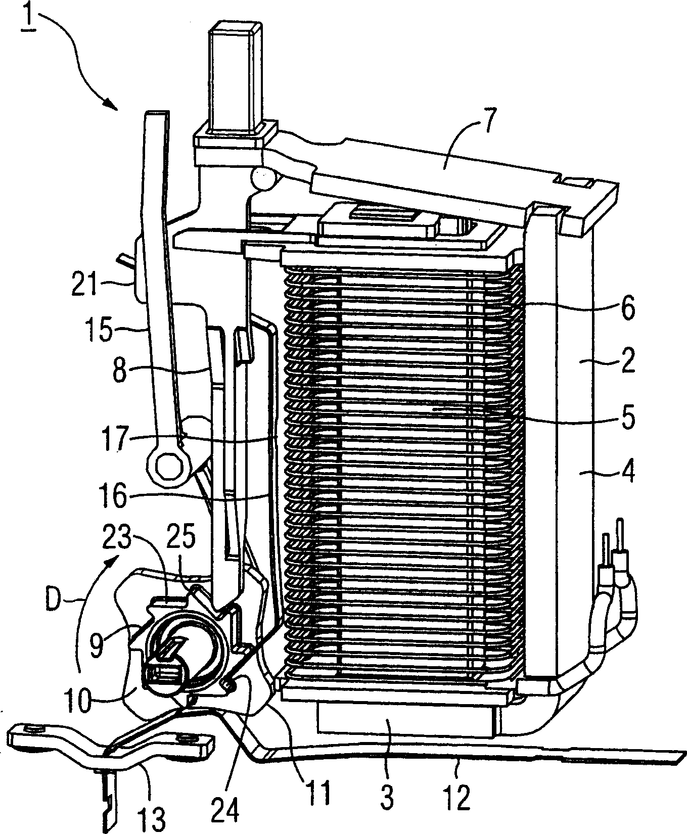Stepping switch mechanism
