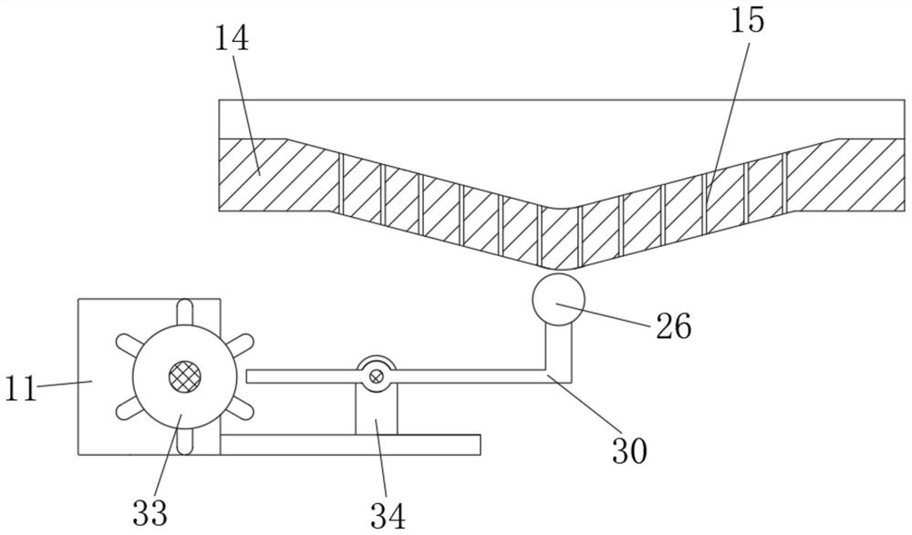 Construction waste crushing device