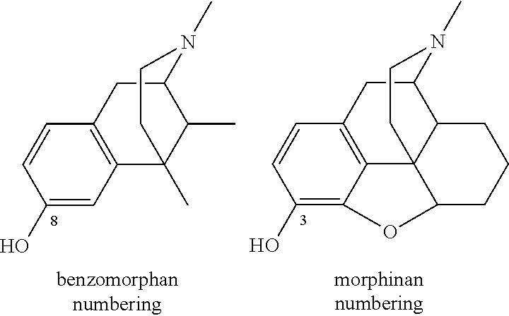 Carboxamide bioisosteres of opiates