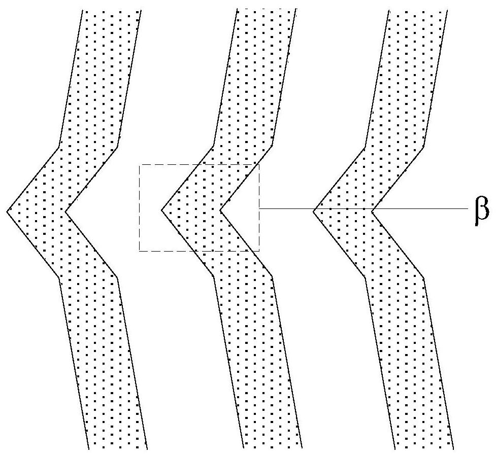 Mask plate for making double-domain electrodes, double-domain electrodes and display panel