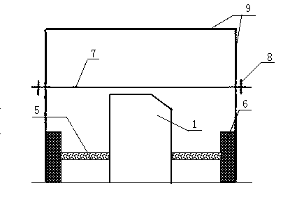 Curbstone mounting construction method