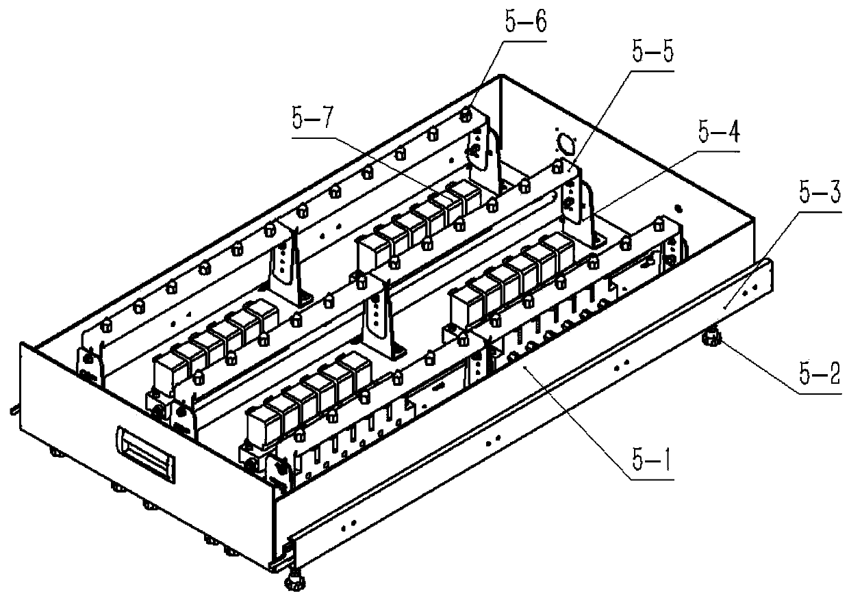 Pneumatic device of fruit selection equipment
