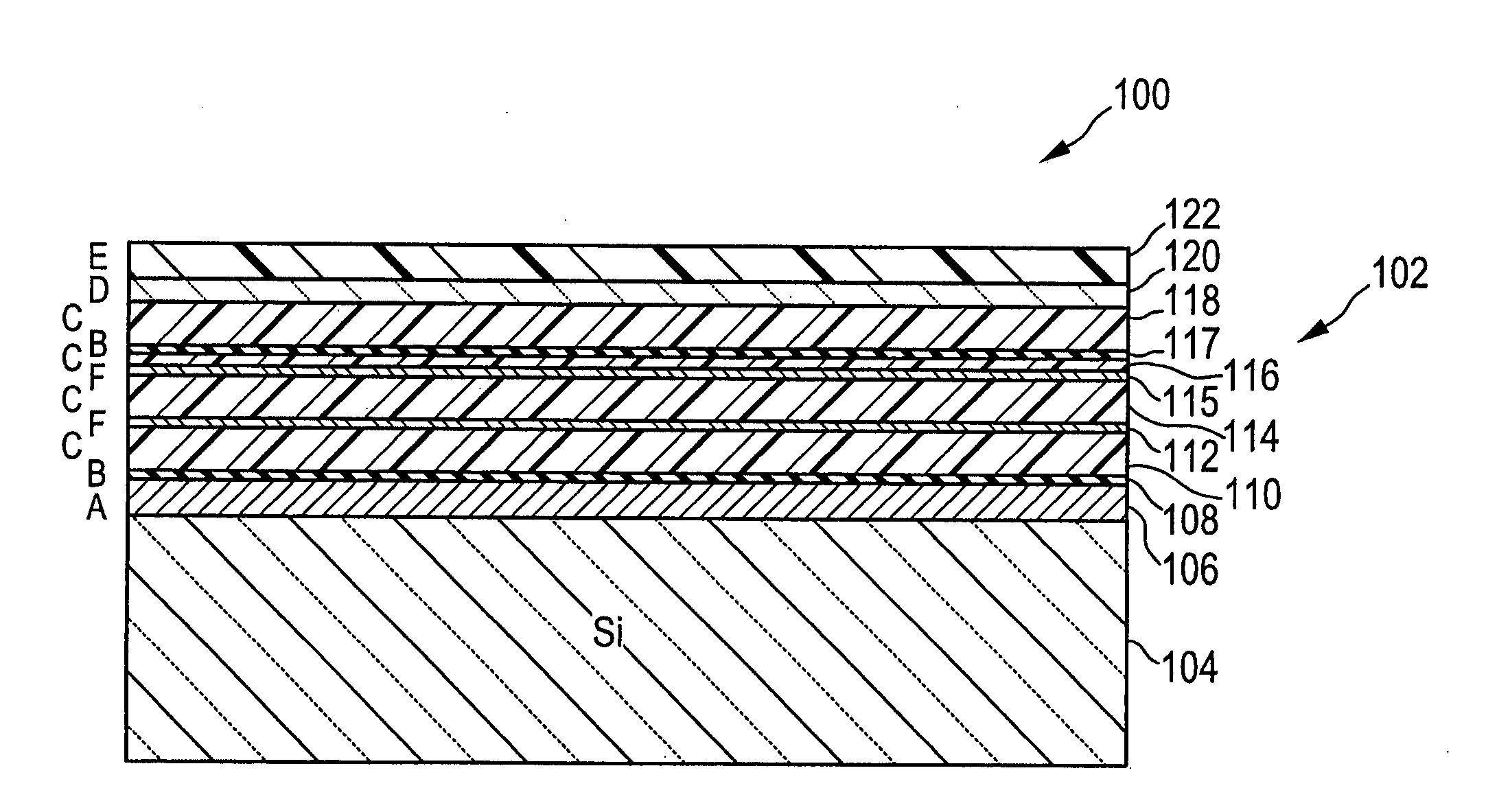Nitride semiconductor component layer structure on a group iv substrate surface