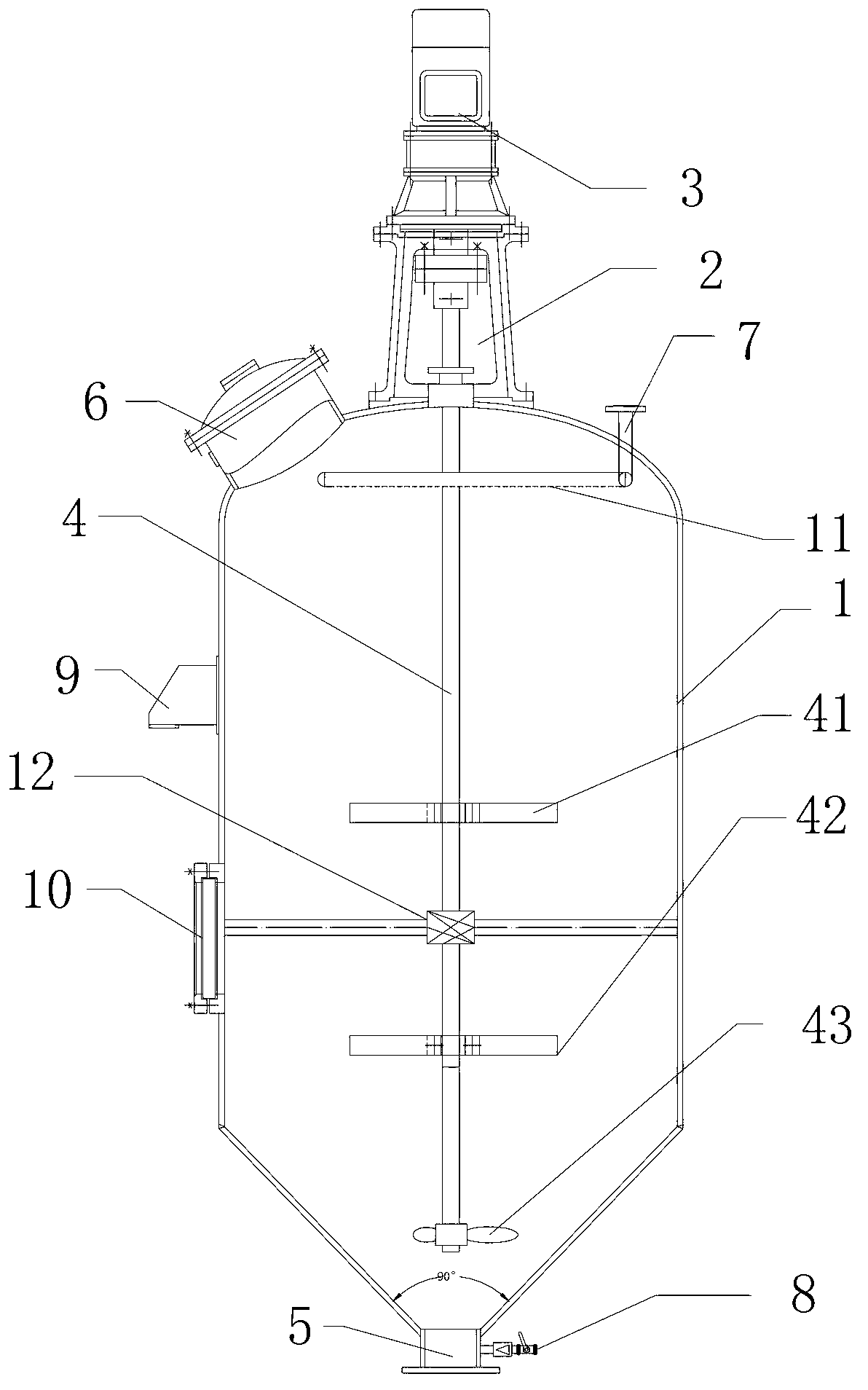 Solid-liquid mixing tank and using method thereof