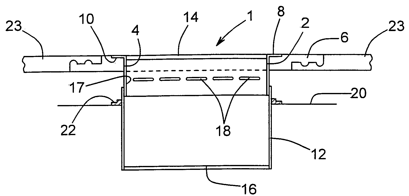 Apparatus for illuminating and/or venting the interior of a building