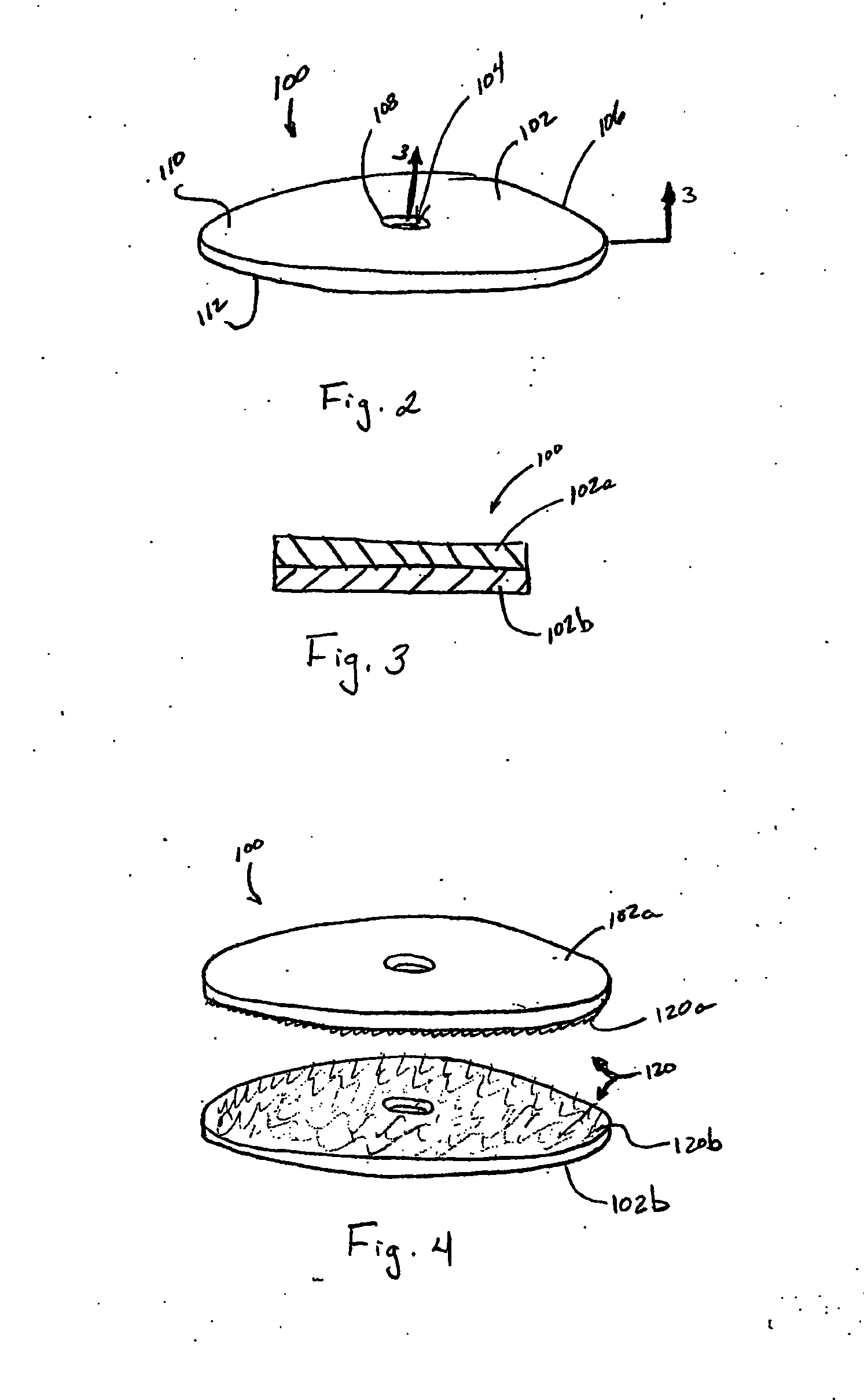Annular adhesive structure