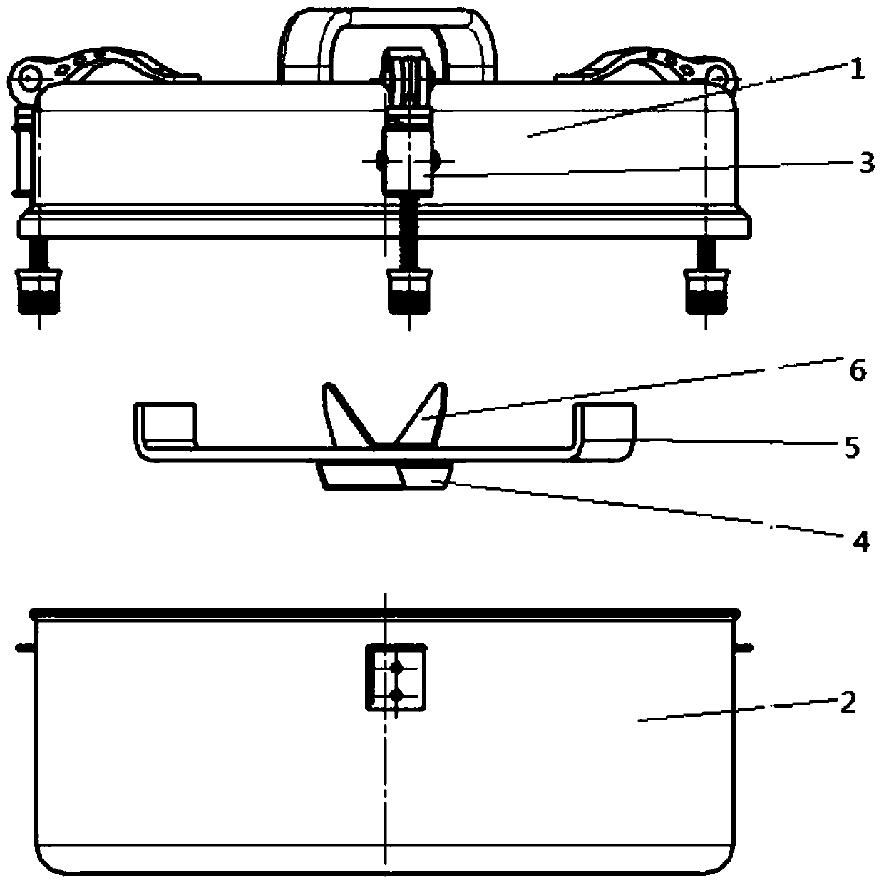 Main box body of crushing and grinding machine