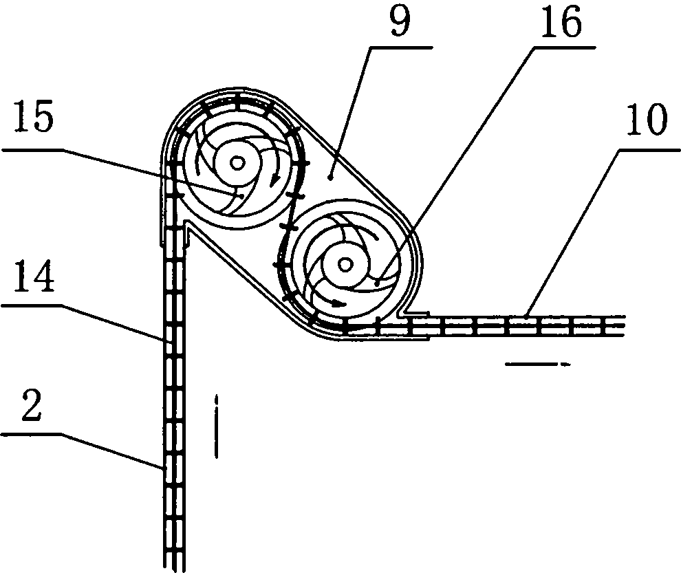 Multiple corner wheel sets at different installation positions of automatic feeding system of livestock farm