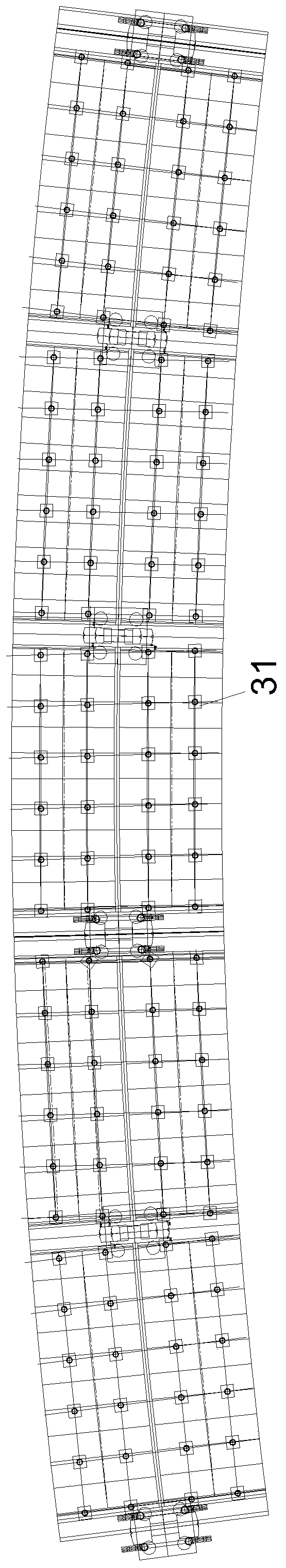 Mobile fabricated beam erection system for support method beam splicing of prefabricated segmental beams