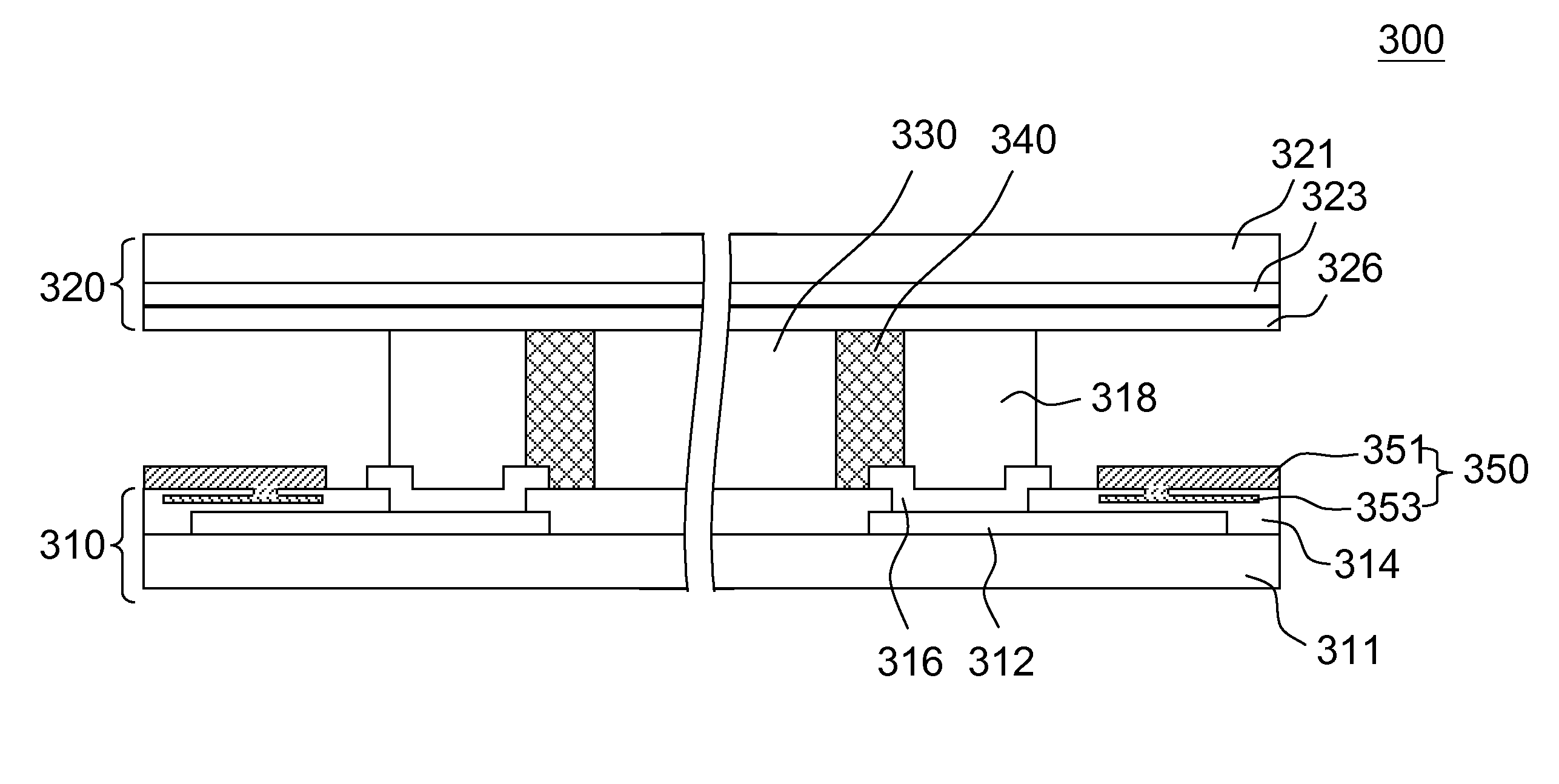 Liquid crystal display panel with electrostatic protection structure