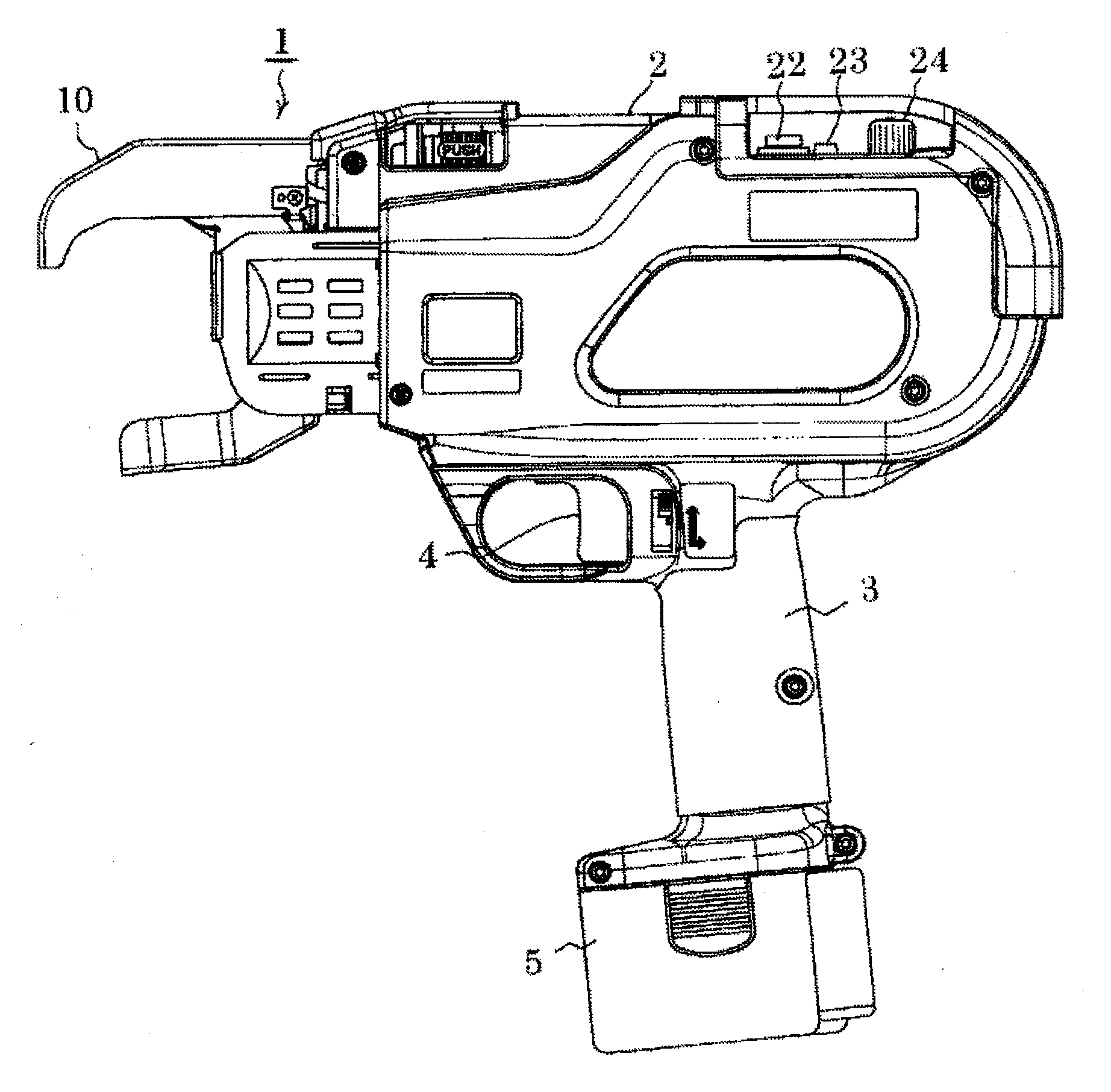 Reinforcing bar binding machine