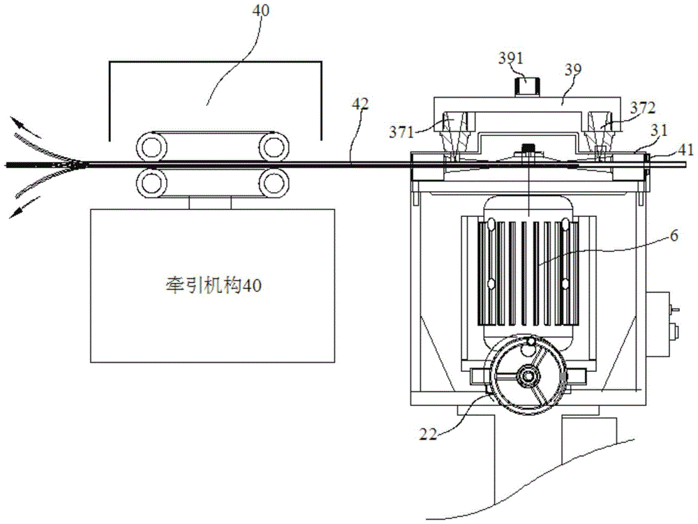 Automatic processing device for track cables