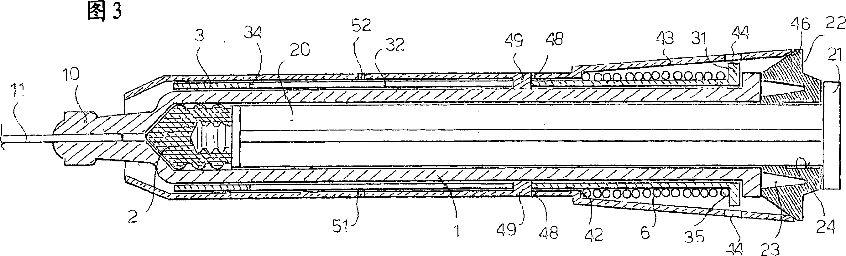 Glass safety syringe and relative safety kit for glass syringe