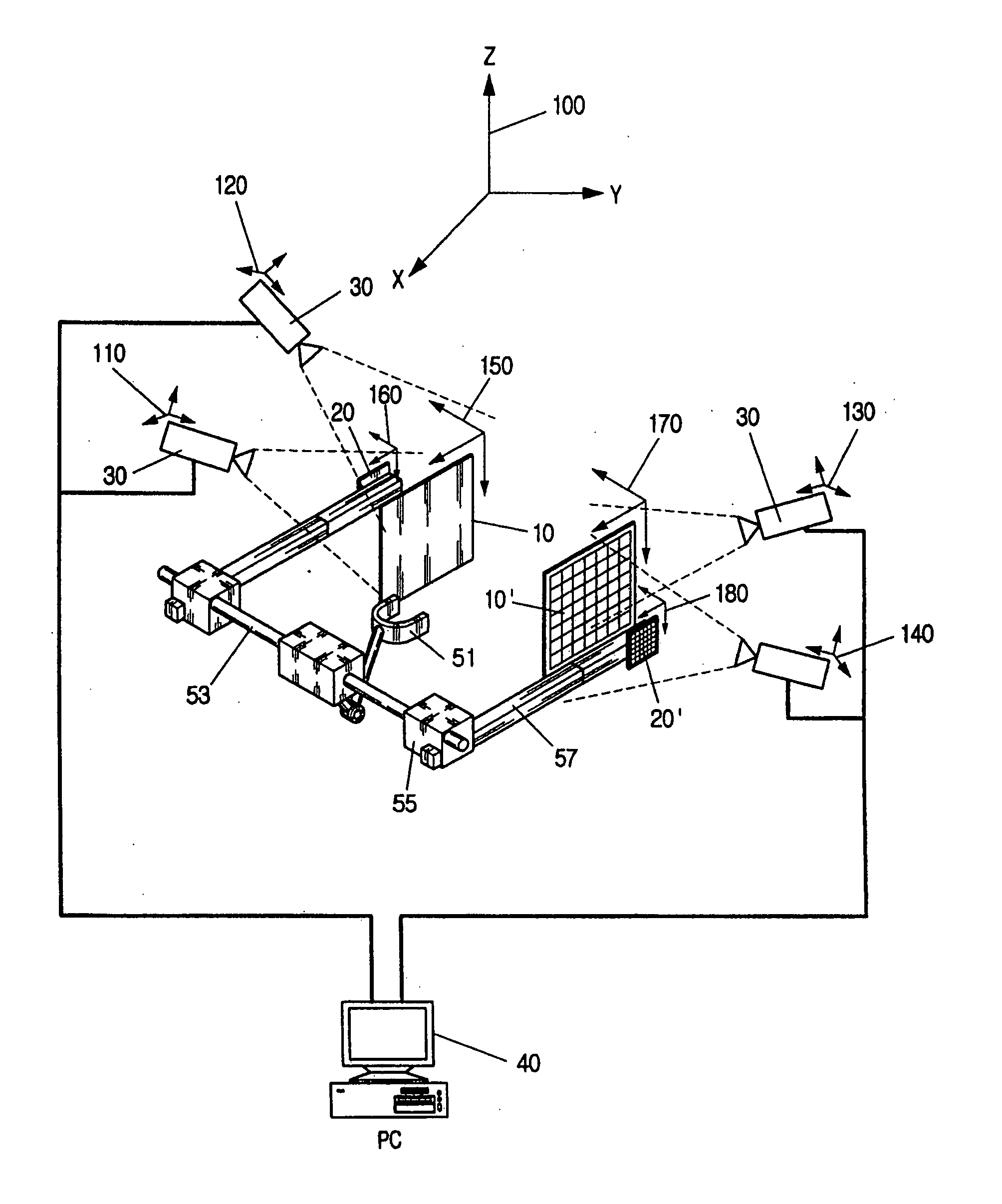Apparatus and method for measuring jaw motion