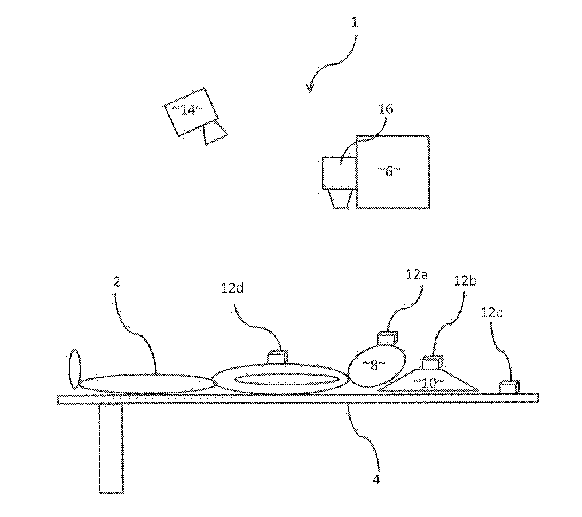Positioning system for radiotherapy treatment