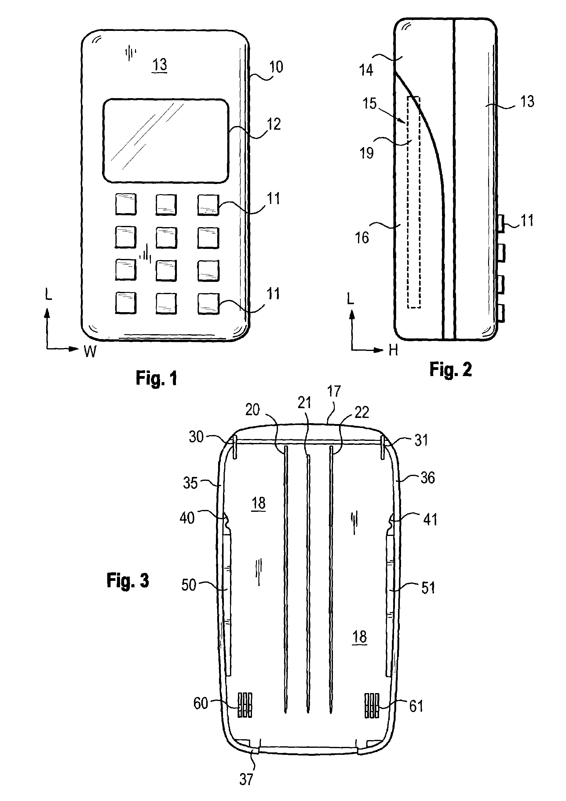 Locking arrangement for a cover part of a subscriber terminal device